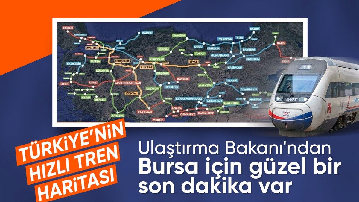 Abdulkadir Uraloğlu: Ankara-Bursa Hızlı Tren Hattı’nı Ankara-İstanbul Hattı’na bağlıyoruz