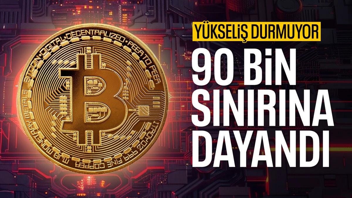 Donald Trump’ın zaferi etkiledi, Bitcoin 90 bin dolara dayandı