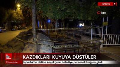 Isparta’da define kaçakçıları belediye personeli kılığına girdi