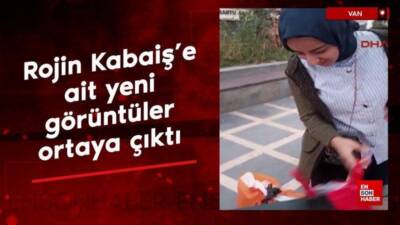 Rojin Kabaiş’e ait yeni görüntüler ortaya çıktı