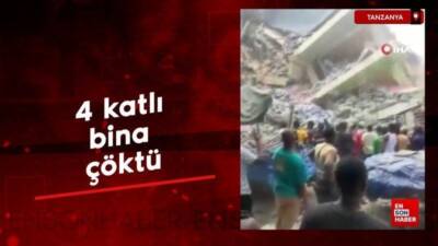 Tanzanya’da 4 katlı bina çöktü