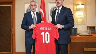 Kültür ve Turizm Bakanı Mehmet Nuri Ersoy, Türkiye Futbol Federasyonu