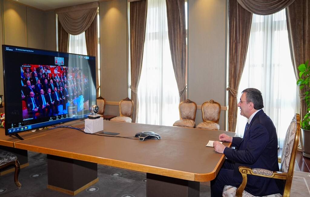 ANKARA / TEKHA Cumhurbaşkanı Yardımcısı Cevdet Yılmaz, Anadolu Üniversitesi, Eskişehir