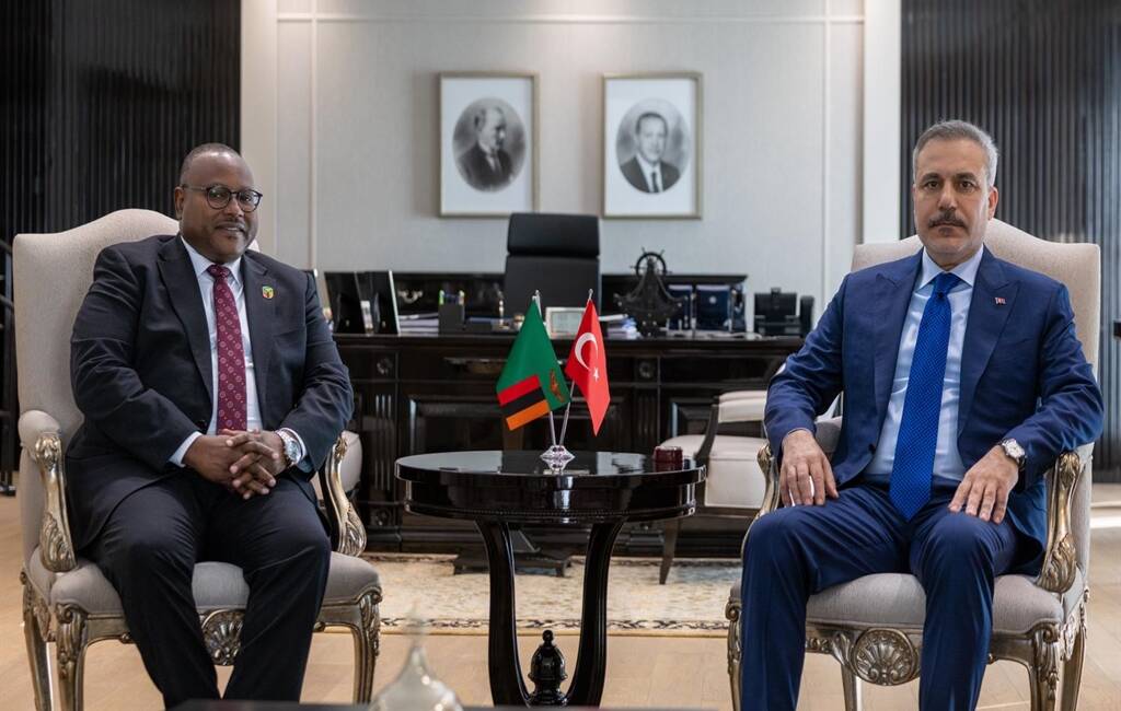 ANKARA / TEKHA Dışişleri Bakanı Hakan Fidan, Zambiya Dışişleri ve