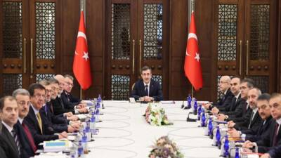 ANKARA / TEKHA Ekonomi Koordinasyon Kurulu (EKK), Cumhurbaşkanı Yardımcısı Cevdet