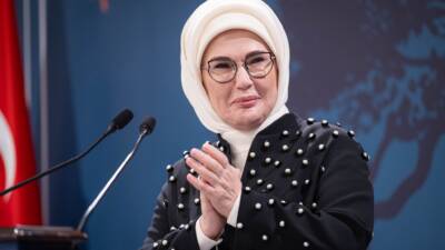 ANKARA / TEKHA Cumhurbaşkanı Recep Tayyip Erdoğan’ın eşi Emine Erdoğan,