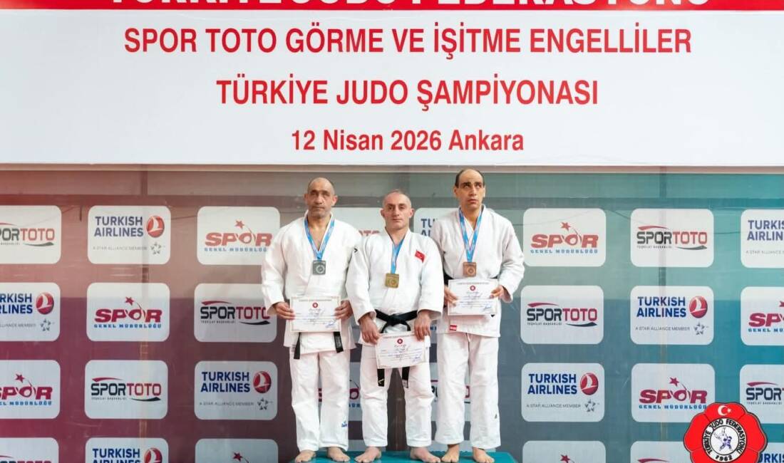Yeşilay Kars Şubesi Spor Sorumlusu Serkan Arabul, katıldığı Türkiye Judo