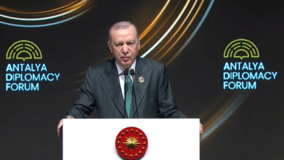 ANTALYA / TEKHA Cumhurbaşkanı Recep Tayyip Erdoğan, Antalya Diplomasi Forumu’nun