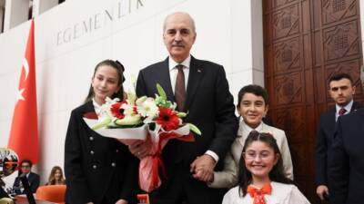 ANKARA / TEKHA TBMM Başkanı Numan Kurtulmuş, 23 Nisan Ulusal