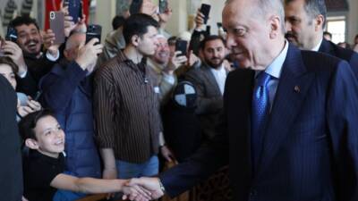 İSTANBUL / TEKHA Cumhurbaşkanı Recep Tayyip Erdoğan, Çamlıca Camii’nde düzenlenen