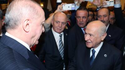 ANKARA / TEKHA Cumhurbaşkanı Recep Tayyip Erdoğan, TBMM Başkanı Numan