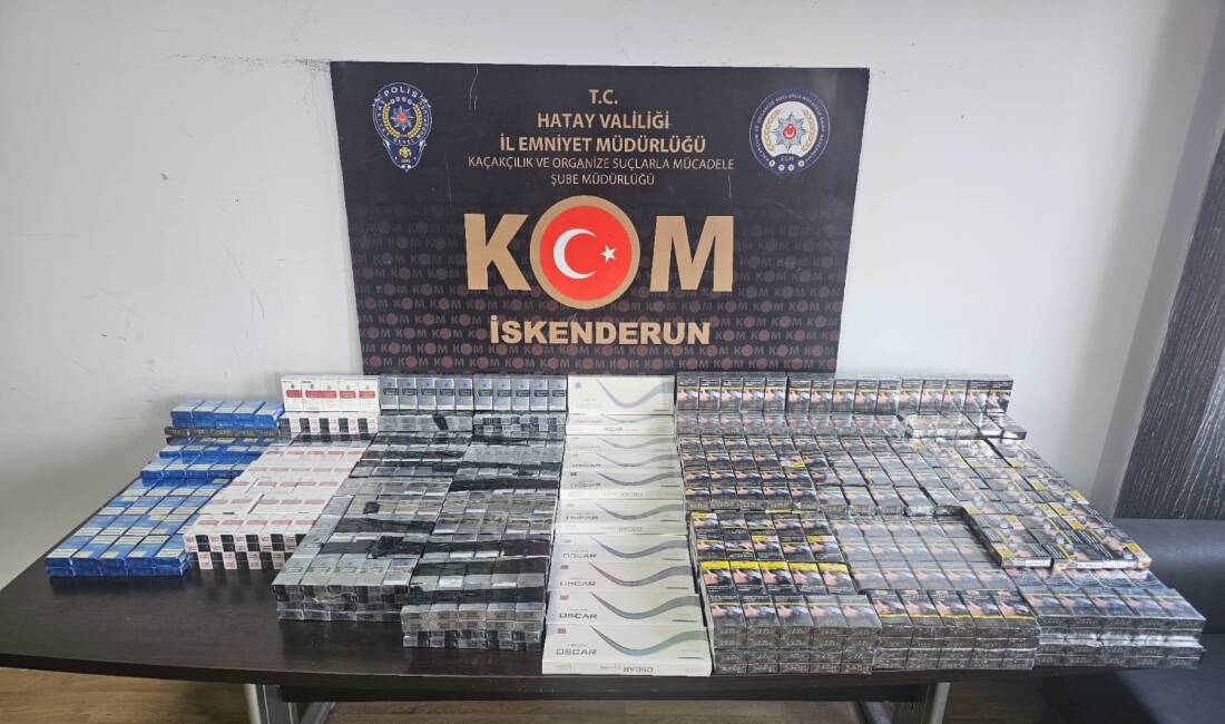 HATAY / TEKHA Hatay’da emniyet birimlerinin kaçakçılıkla mücadele kapsamında yürüttüğü