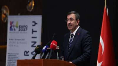 ANKARA / TEKHA Cumhurbaşkanı Yardımcısı Cevdet Yılmaz, Cumhurbaşkanı Recep Tayyip
