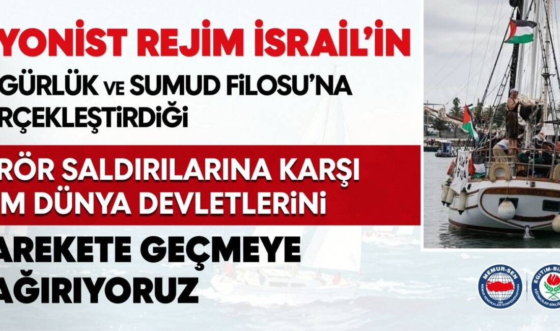 ANKARA / TEKHA Eğitimciler Birliği Sendikası (Eğitim-Bir-Sen), Gazze’ye insani yardım