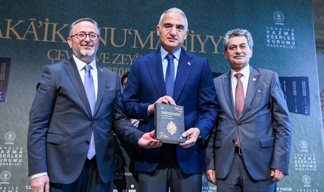 İSTANBUL / TEKHA Kültür ve Turizm Bakanı Mehmet Nuri Ersoy,