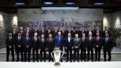 ANKARA / TEKHA Cumhurbaşkanı Recep Tayyip Erdoğan, Trendyol Süper Lig