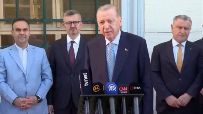 İstanbul / TEKHA Cumhurbaşkanı Erdoğan Bayram Namazını Çamlıca Camii’nde Kıldı