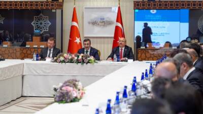ANKARA / TEKHA Cumhurbaşkanı Yardımcısı Cevdet Yılmaz başkanlığında, Cumhurbaşkanlığı Külliyesi’nde