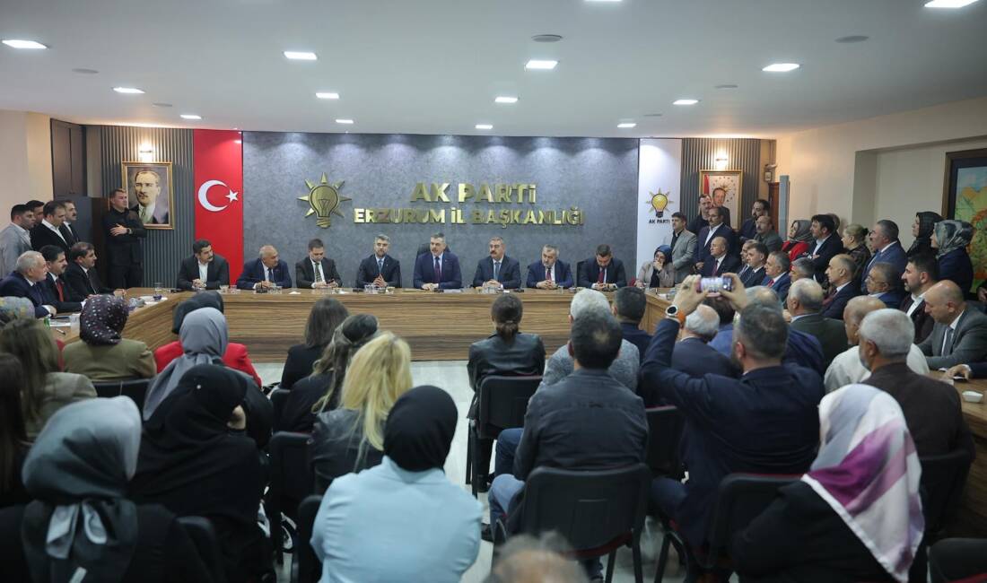 ERZURUM / TEKHA İçişleri Bakanı Mustafa Çiftçi, AK Parti Erzurum