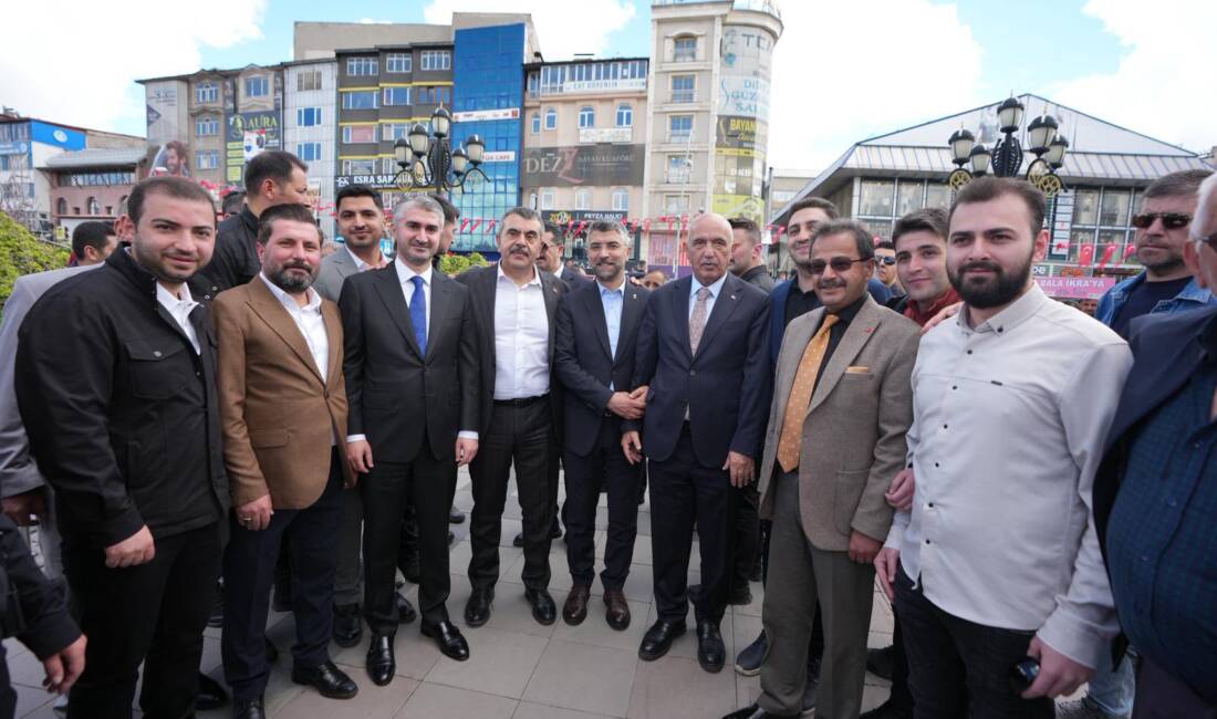 ERZURUM / TEKHA Milli Eğitim Bakanı Yusuf Tekin, memleketi Erzurum’da