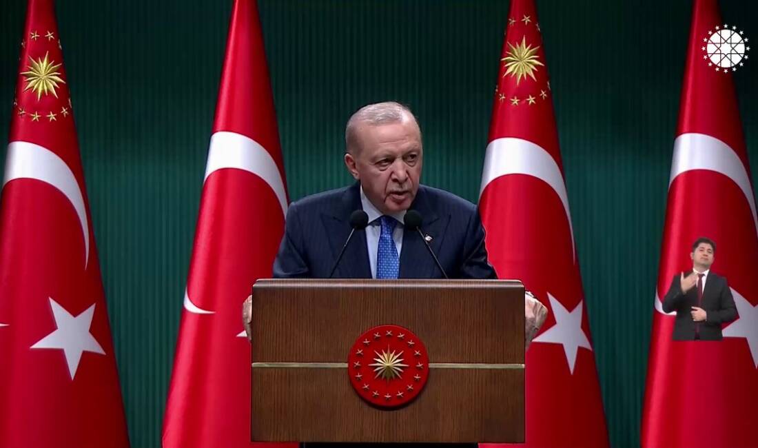 ANKARA / TEKHA Cumhurbaşkanı Recep Tayyip Erdoğan, Cumhurbaşkanlığı Külliyesi’nde gerçekleştirilen