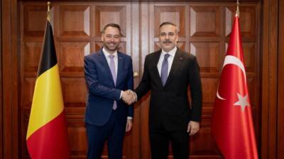 ANKARA / TEKHA Dışişleri Bakanı Hakan Fidan, Belçika Başbakan Yardımcısı