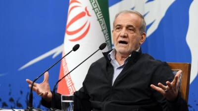 İRAN / TEKHA İran Cumhurbaşkanı Mesud Pezeşkiyan, ABD Başkanı Donald