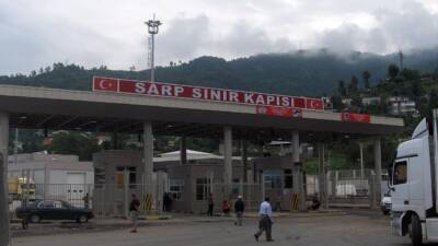 ARTVİN / TEKHA Türkiye’nin Gürcistan sınırındaki Sarp Sınır Kapısı’ndan, 9