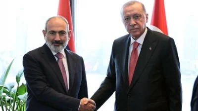 ANKARA / TEKHA Cumhurbaşkanı Recep Tayyip Erdoğan, Ermenistan Başbakanı Nikol