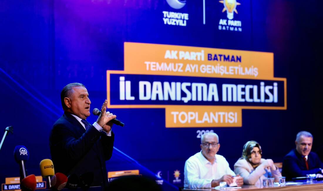 BATMAN / TEKHA Gençlik ve Spor Bakanı Osman Aşkın Bak,