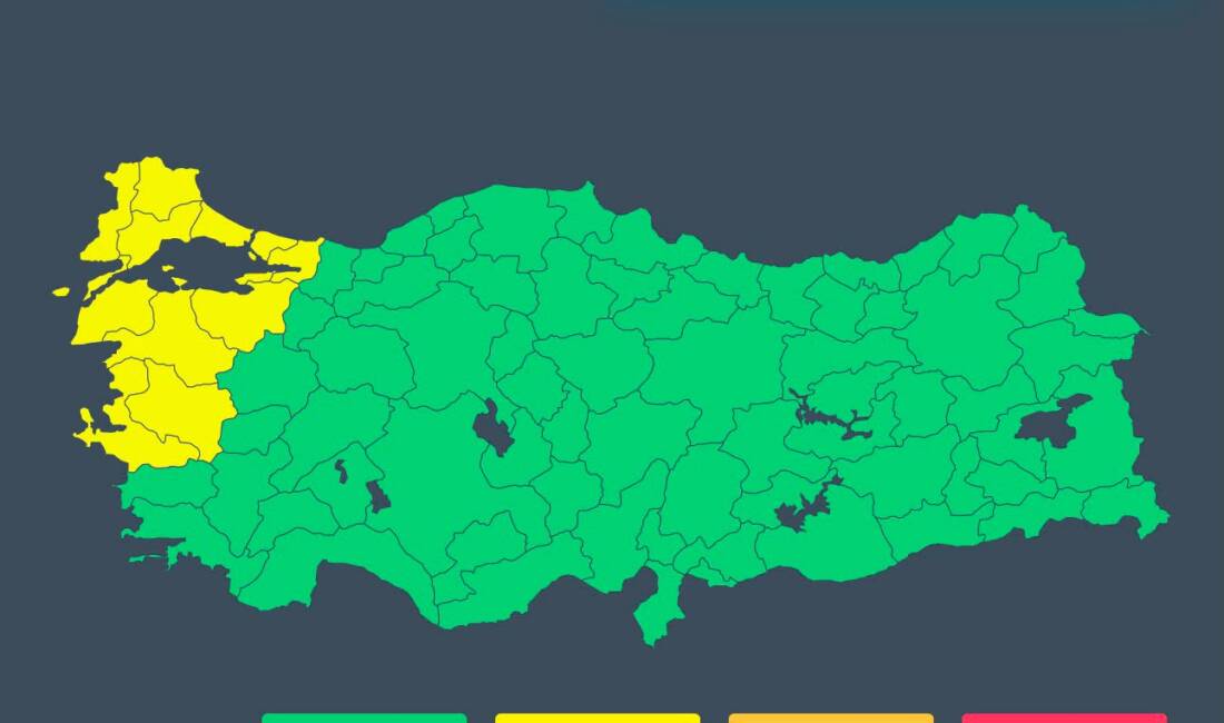 ANKARA / TEKHA İçişleri Bakanlığı, yurdun kuzeybatı kesimlerinde etkisini göstermesi