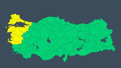 ANKARA / TEKHA İçişleri Bakanlığı, yurdun kuzeybatı kesimlerinde etkisini göstermesi
