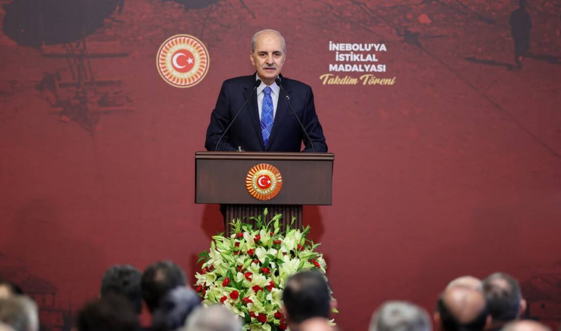 ANKARA / TEKHA TBMM Başkanı Numan Kurtulmuş, TBMM Tören Salonu’nda