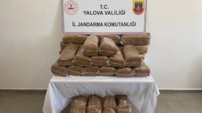 YALOVA / TEKHA Yalova İl Jandarma Komutanlığı ekipleri, kaçakçılıkla mücadele