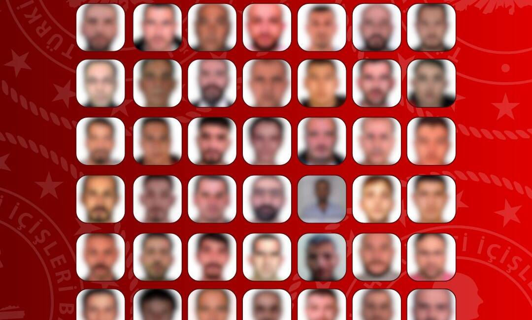 ANKARA / TEKHA İçişleri Bakanlığı, aralarında kırmızı bültenle arananların da