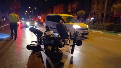 Bursa’nın Osmangazi ilçesinde otomobil ile çarpışan plakasız ATV’nin sürücüsü Hasan