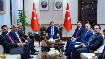 ANKARA / TEKHA Cumhurbaşkanı Yardımcısı Cevdet Yılmaz, Irak Federal Yolsuzlukla