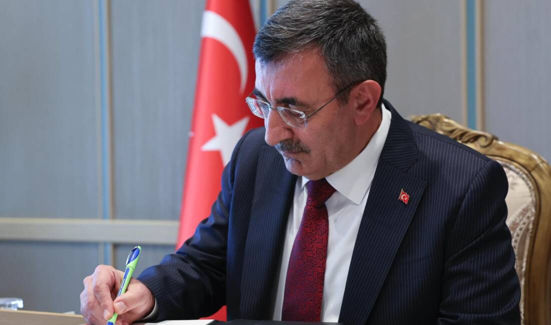 ANKARA / TEKHA Cumhurbaşkanı Yardımcısı Cevdet Yılmaz, Cumhurbaşkanı Recep Tayyip