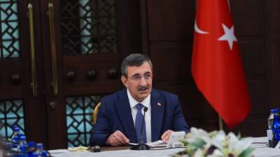 ANKARA / TEKHA Cumhurbaşkanı Yardımcısı Cevdet Yılmaz, Cumhurbaşkanlığı Külliyesi’nde düzenlenen