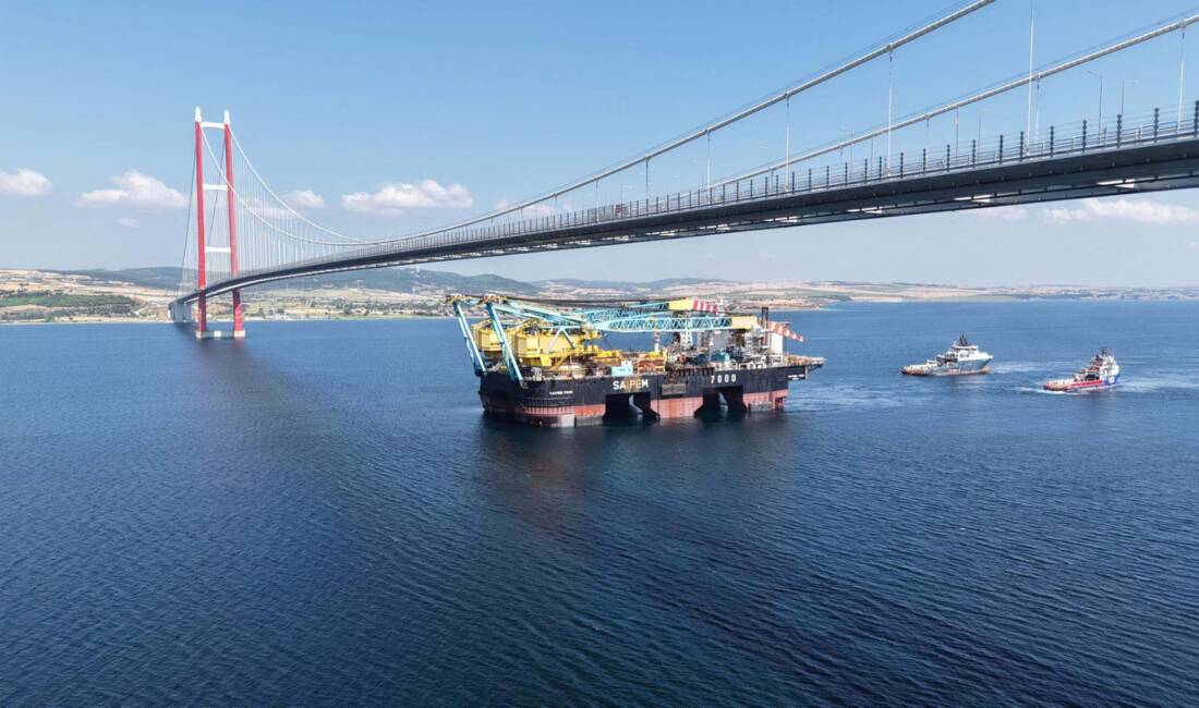 Dünyanın en büyük 3’üncü vinç gemisi olma özelliğini taşıyan ‘SAIPEM