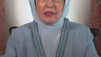 KİEV / TEKHA Cumhurbaşkanı Recep Tayyip Erdoğan’ın eşi Emine Erdoğan,
