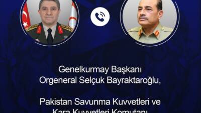 ANKARA / TEKHA Genelkurmay Başkanı Orgeneral Selçuk Bayraktaroğlu, Pakistan Savunma