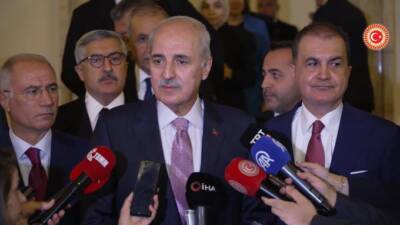 ANKARA / TEKHA Türkiye Büyük Millet Meclisi Başkanı Numan Kurtulmuş,