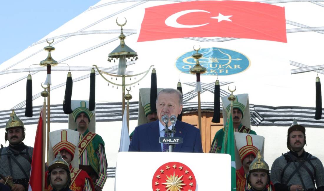 BİTLİS / TEKHA Cumhurbaşkanı Recep Tayyip Erdoğan, Malazgirt Zaferi’nin 955.