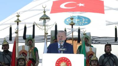 BİTLİS / TEKHA Cumhurbaşkanı Recep Tayyip Erdoğan, Malazgirt Zaferi’nin 955.
