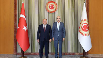 Türkiye Büyük Millet Meclisi (TBMM) Başkanı Numan Kurtulmuş, Yargıtay Başkanı